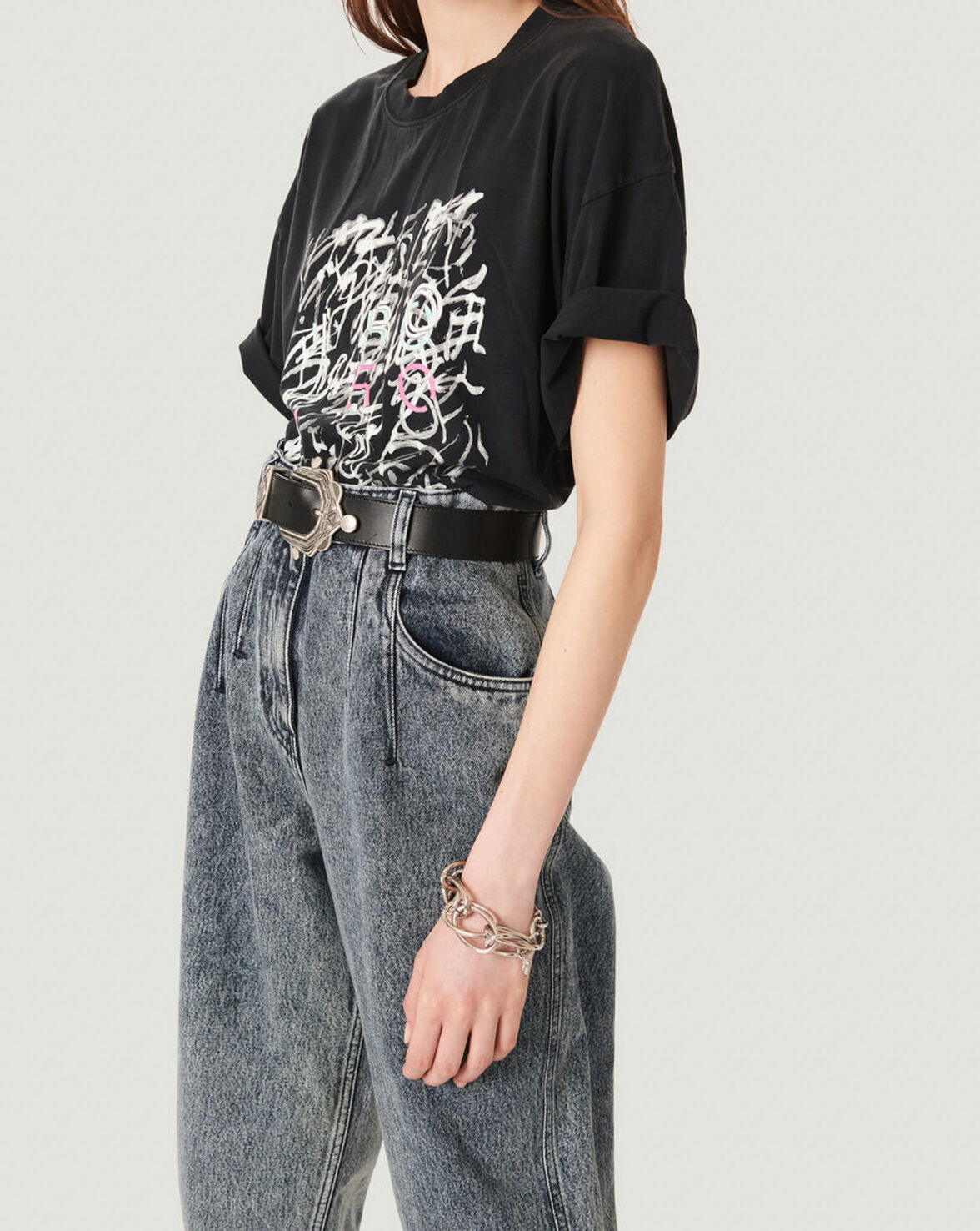 TAGG CREW NECK GRAPHIC T SHIRT image number null